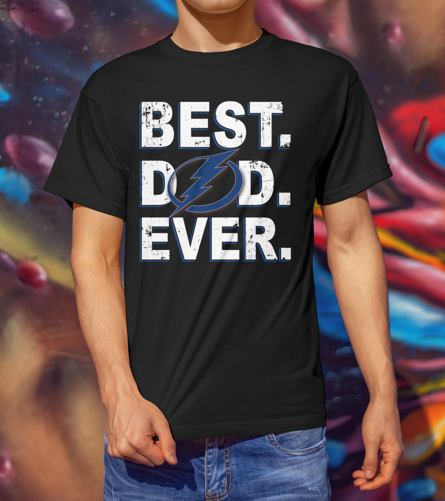 Best Dad Ever Tampa Bay Lightning T-Shirt