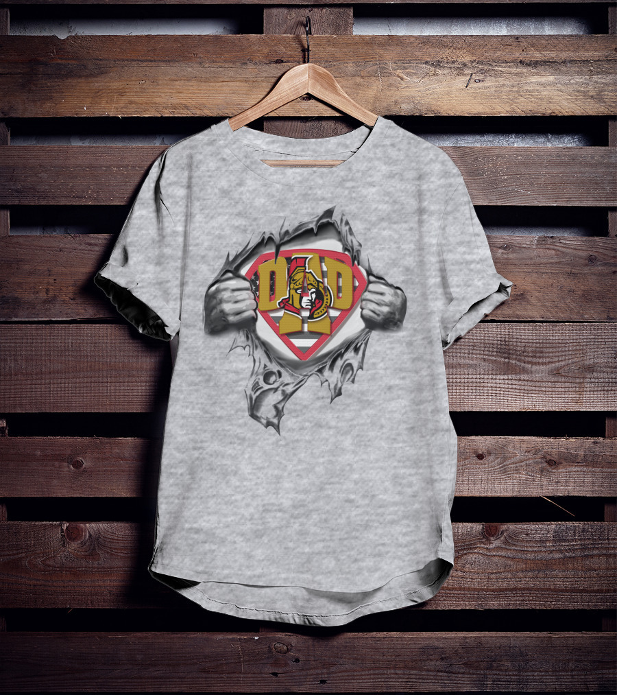 SUPERDAD Ottawa Senators Hockey Logo Emblem T-Shirt