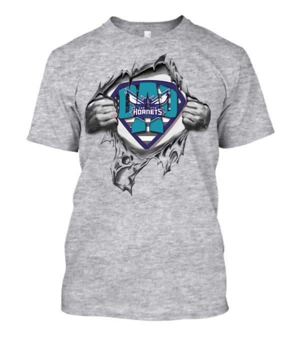 SUPERDAD Charlotte Hornets Logo Hero T-Shirt