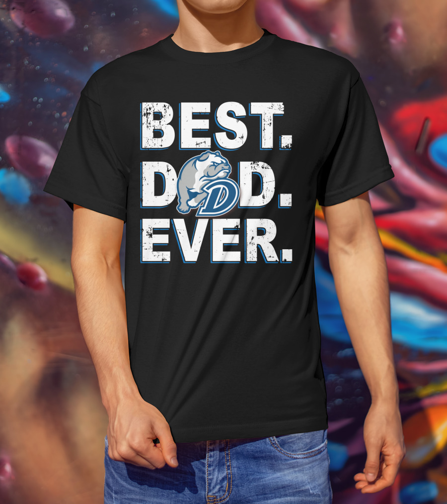 Best Dad Ever Drake Bulldogs T-Shirt