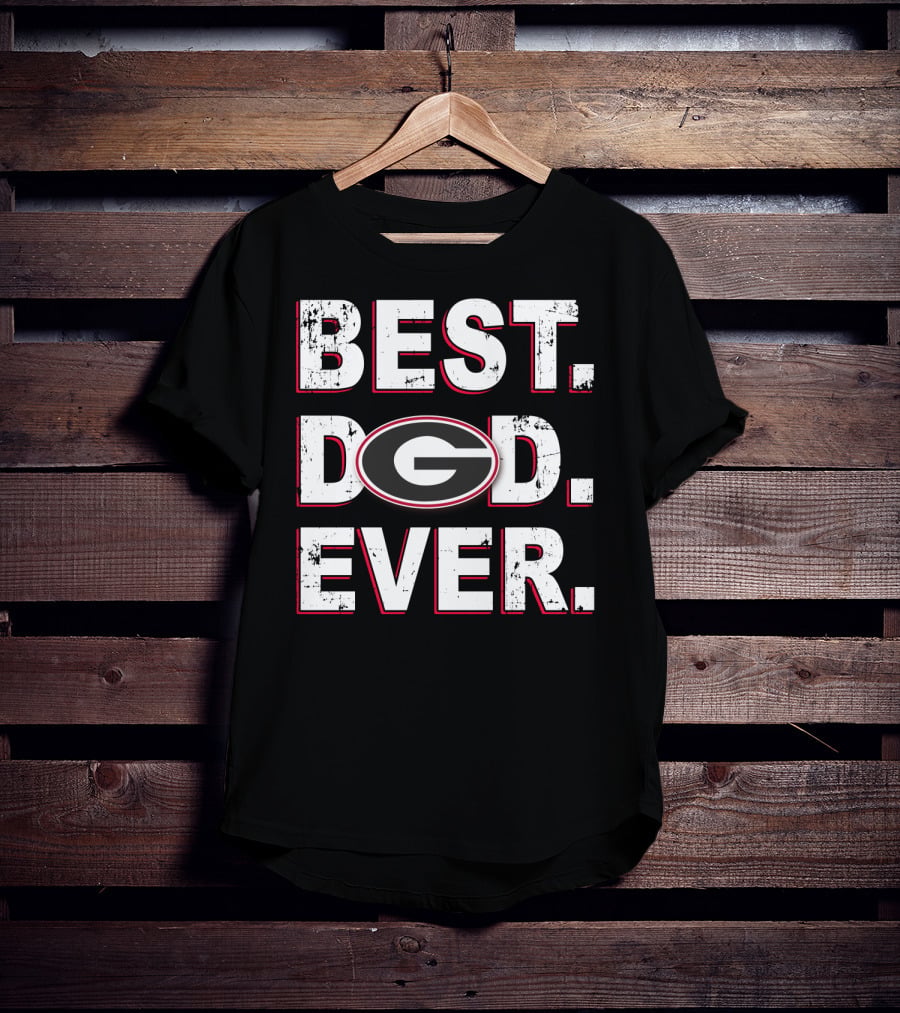 Best Dad Ever Georgia Bulldogs T-Shirt