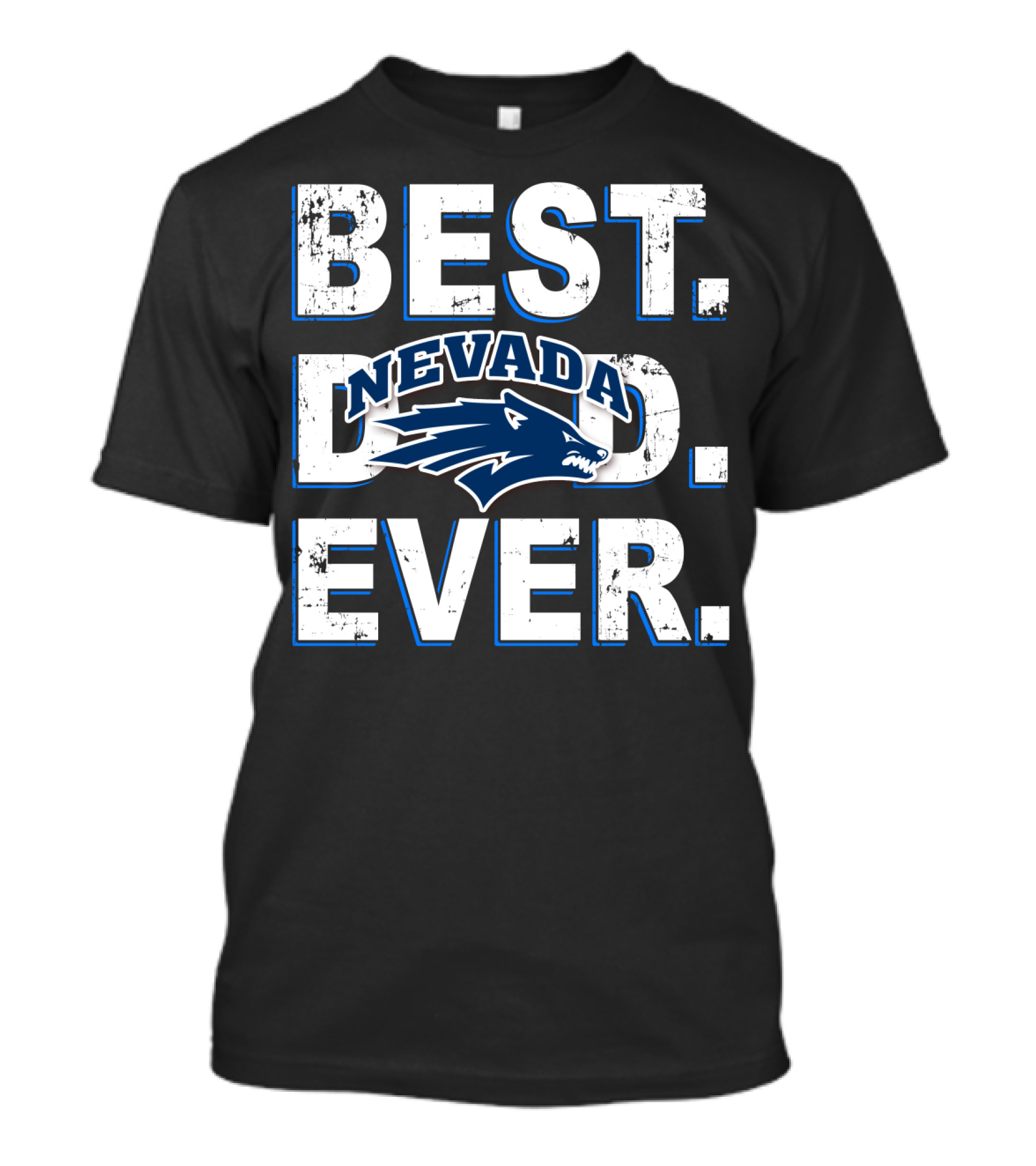 Best Nevada Dad Ever Wolf Pack T-Shirt
