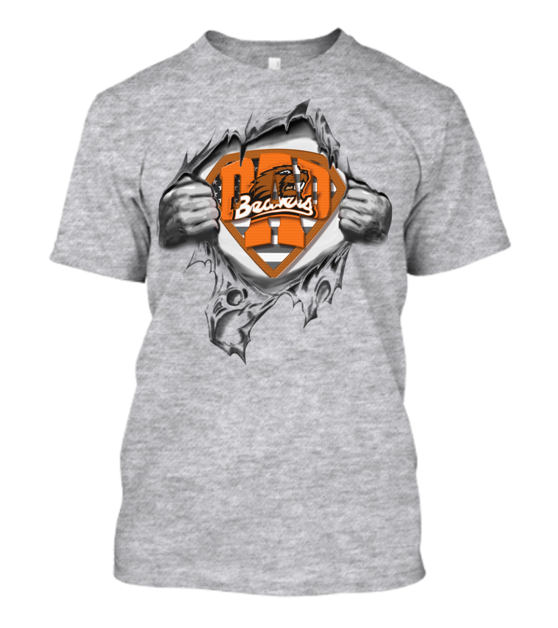 Superdad Beavers Logo Oregon State Beavers T-Shirt