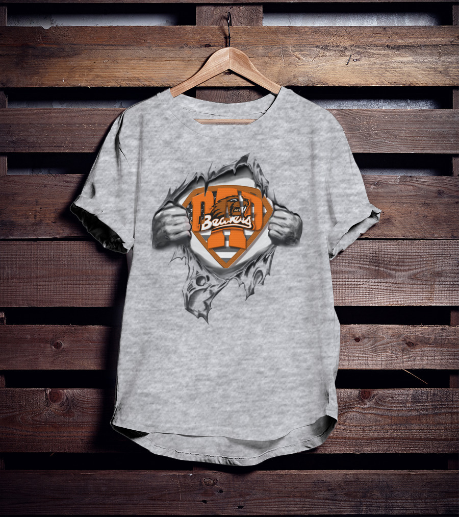 Superdad Beavers Logo Oregon State Beavers T-Shirt