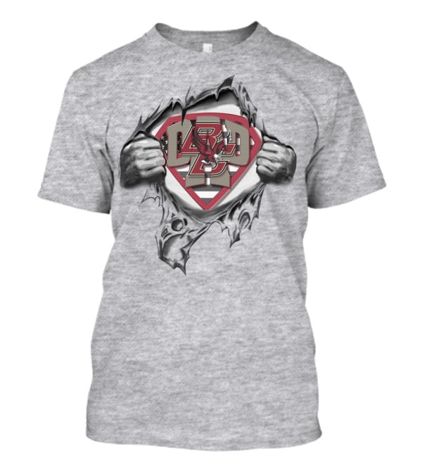 Superdad Boston College Eagles Bc Logo Torn Chest T-Shirt