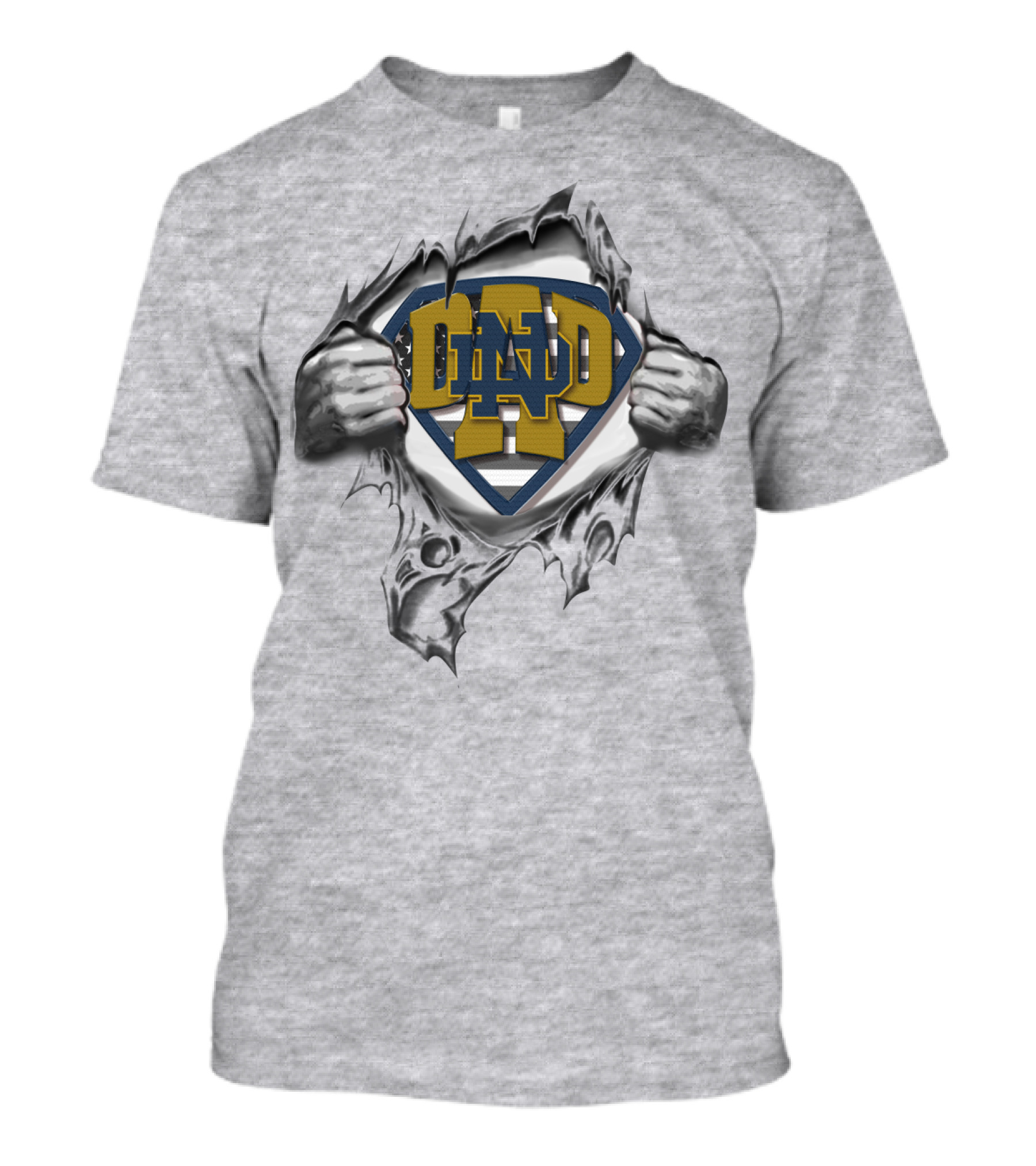 Notre Dame Fighting Irish Superdad T-Shirt