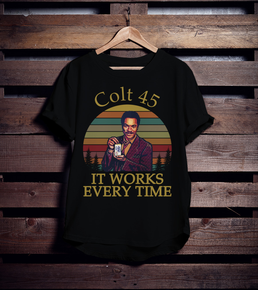 Billy Dee Williams Colt 45 It Works Every Time T-Shirt