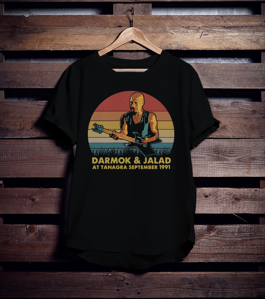 Darmok And Jalad At Tanagra September 1991 Retro Music Guitar T-Shirt