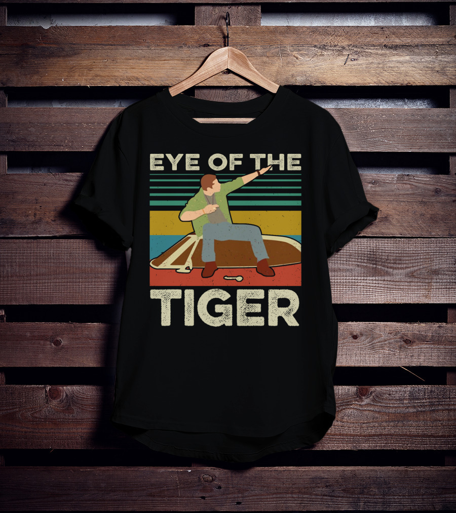Supernatural Dean Eye Of The Tiger Retro Pose T-Shirt