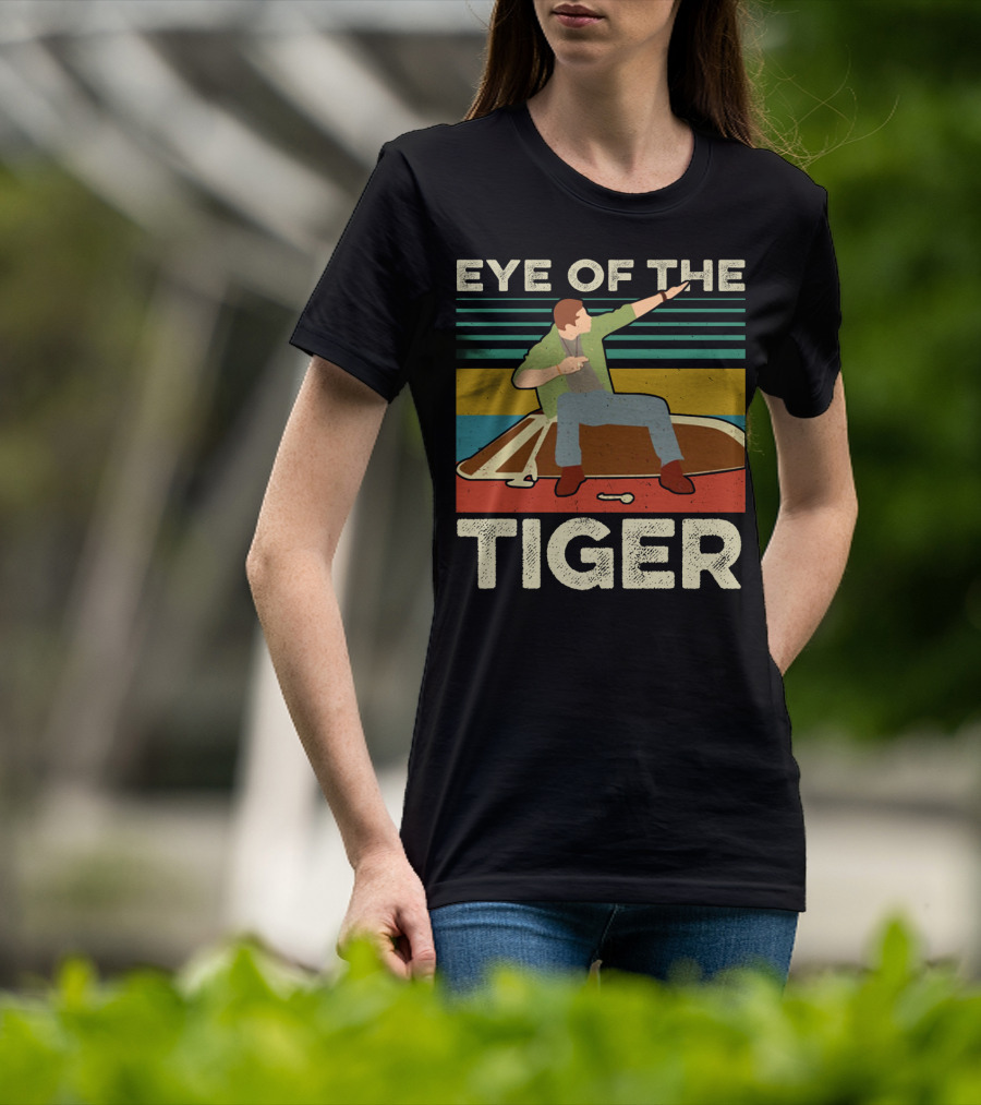 Supernatural Dean Eye Of The Tiger Retro Pose T-Shirt