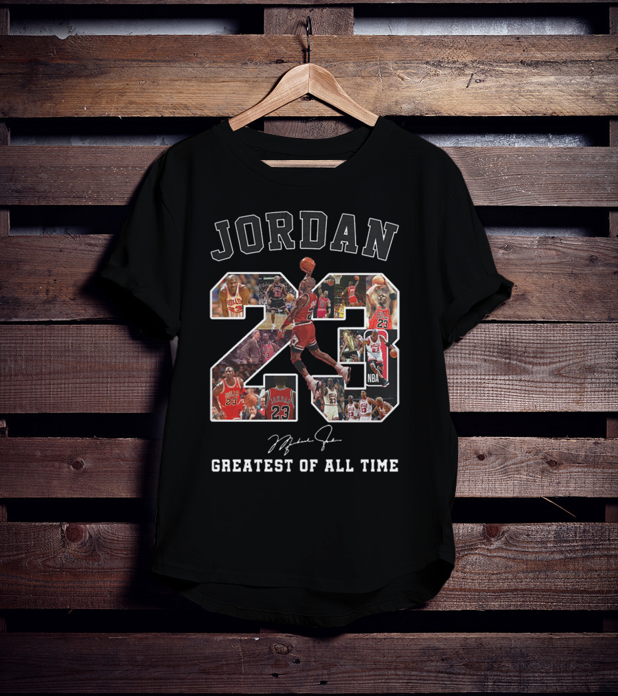 Jordan 23 Greatest Of All Time Nba T-Shirt