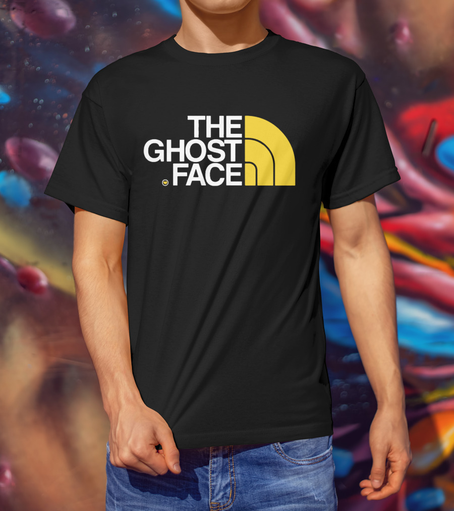 Wu Tang Clan The Ghost Face North Face Logo T-Shirt
