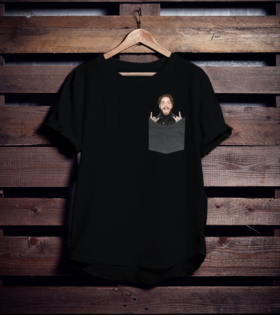 Post Malone Goodbyes Fun Pocket T-Shirt