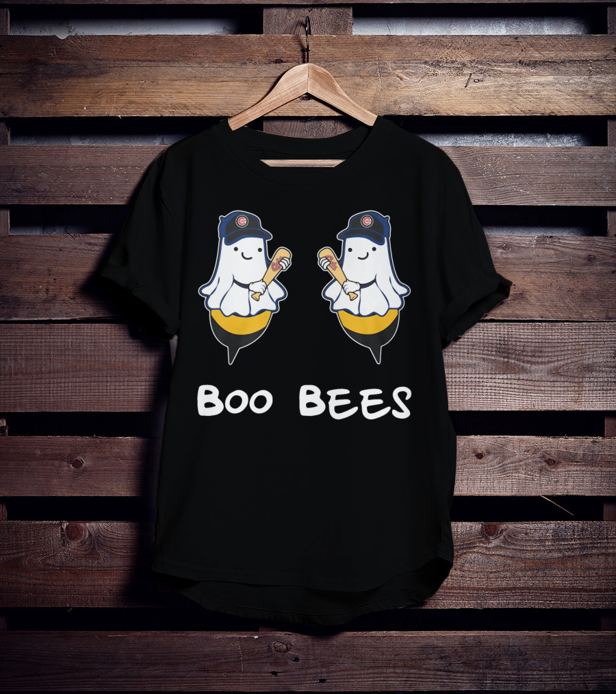 Chicago Cubs Boo Bees Ghost Baseball T-Shirt