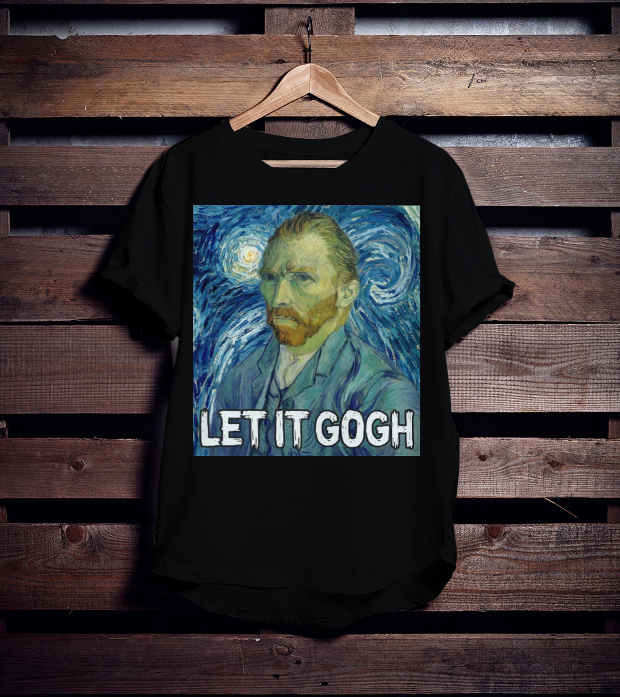 Vincent Van Gogh Let It Gogh Starry Night T-Shirt