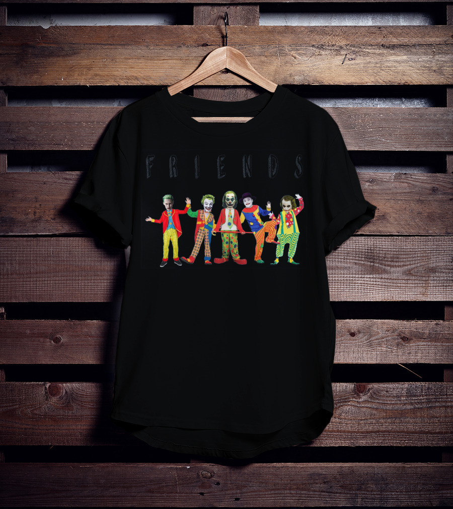 Friends Clown Joker Characters T-Shirt