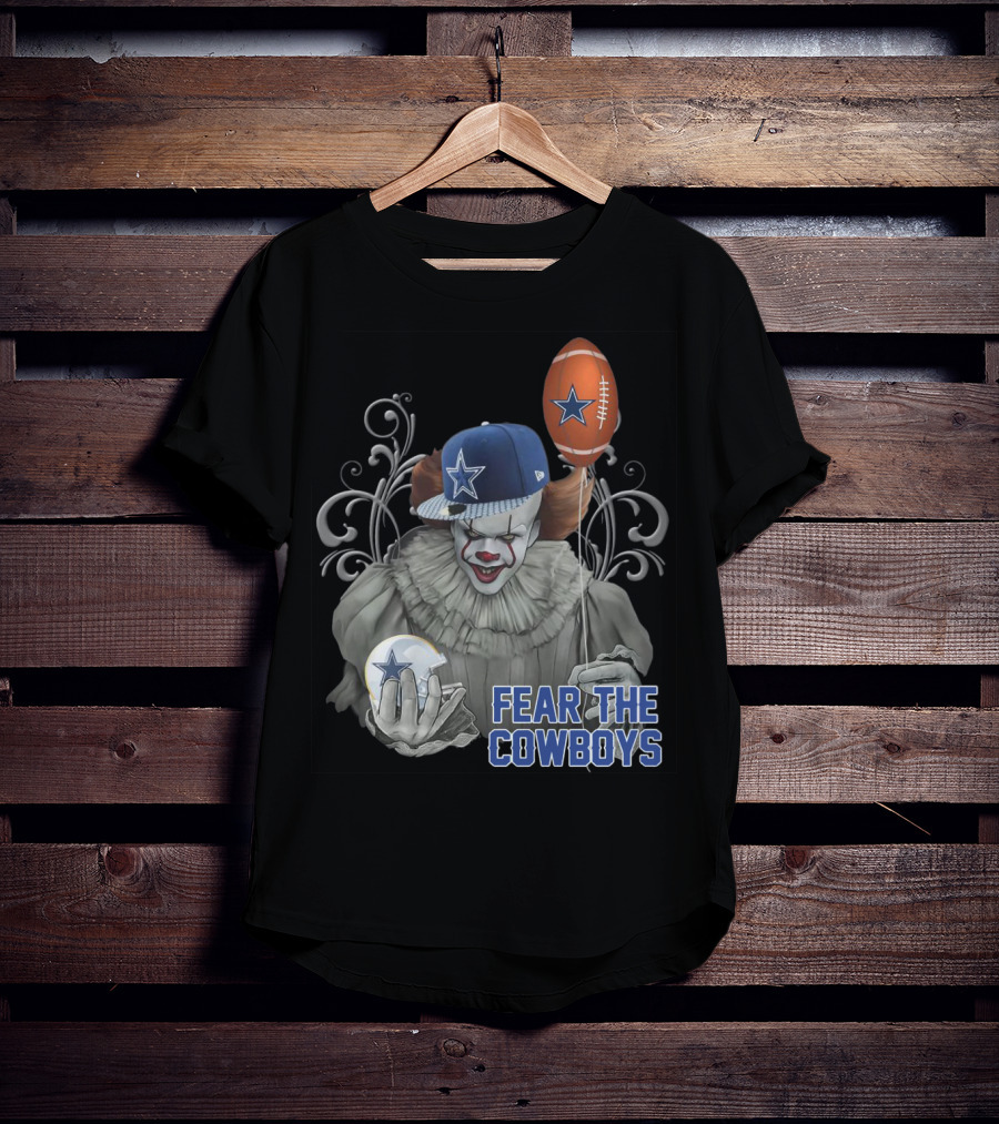 Pennywise Fear The Cowboys Dallas Football Team Balloon Hat T-Shirt