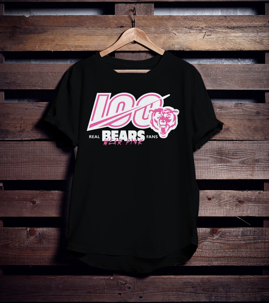Real Bears Fans Wear Pink T-Shirt