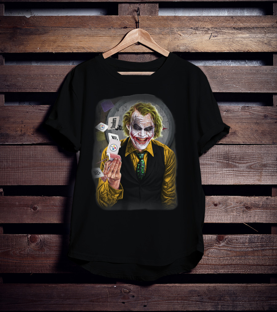 Pittsburgh Steelers Joker Nfl Playing Cards T-Shirt