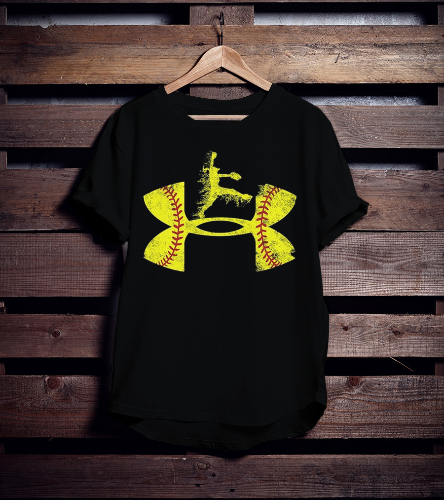 Under Armour Softball Player Jumping T-Shirt