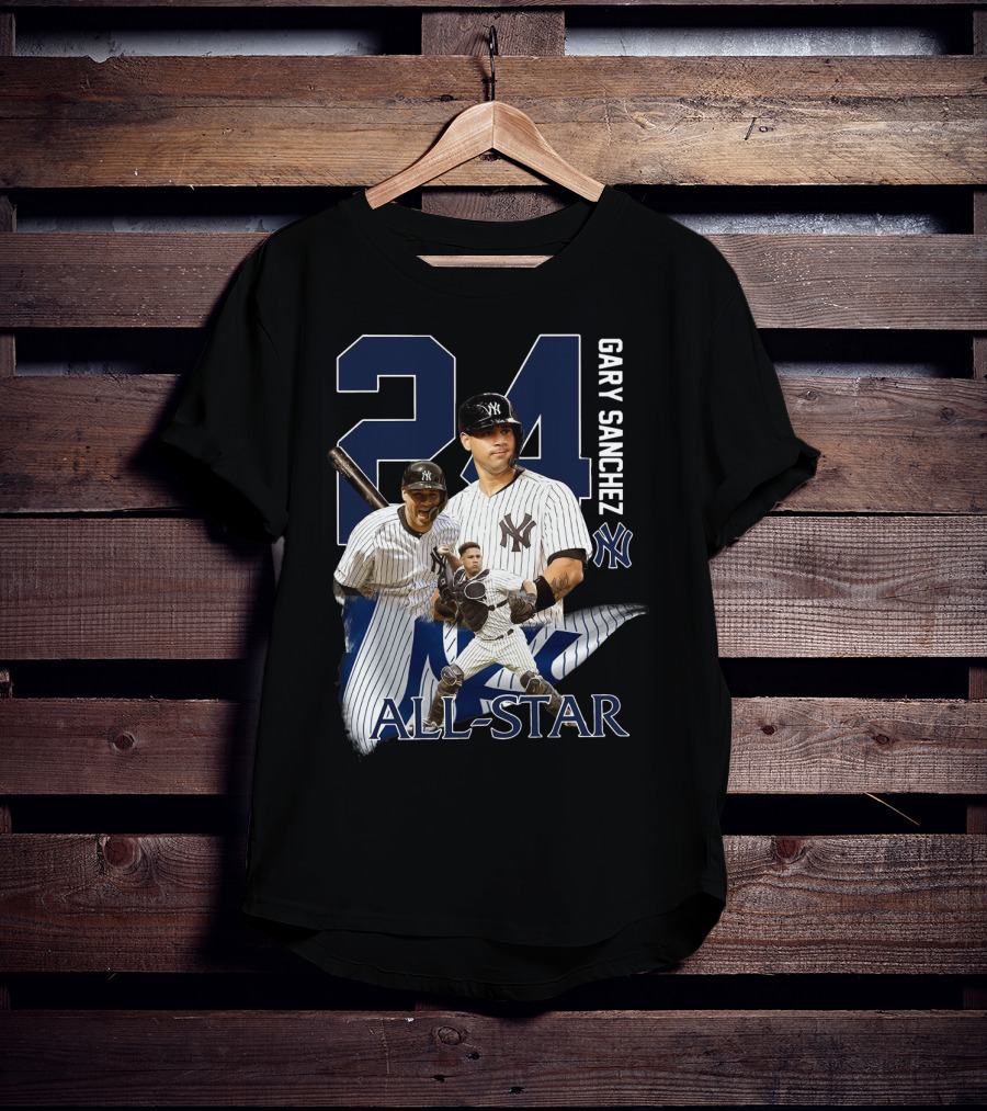 New York Yankees Gary Sanchez 24 All-Star T-Shirt