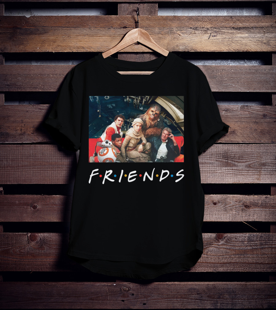 Star Wars Cast In Friends T-Shirt