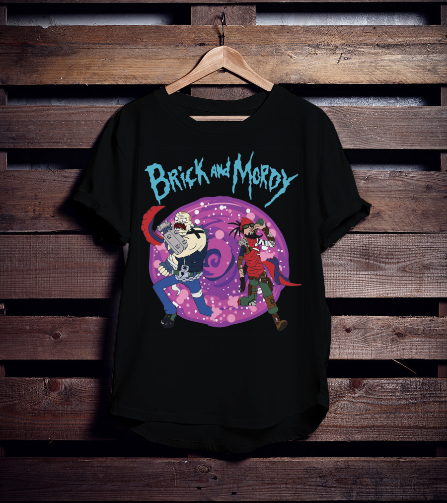 Brick And Moroy Portal Crossover Adventure T-Shirt