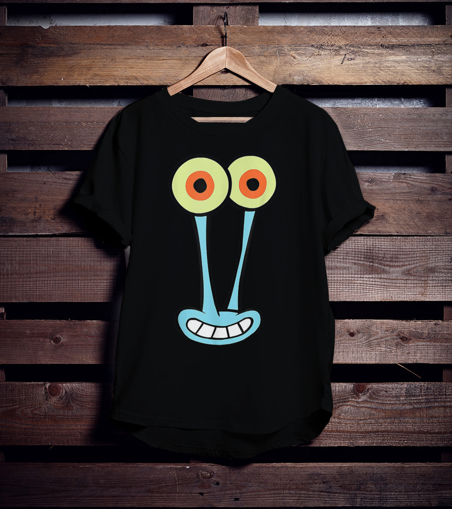 Gary Halloween Snail Cartoon Face Funny Group Costume T-Shirt