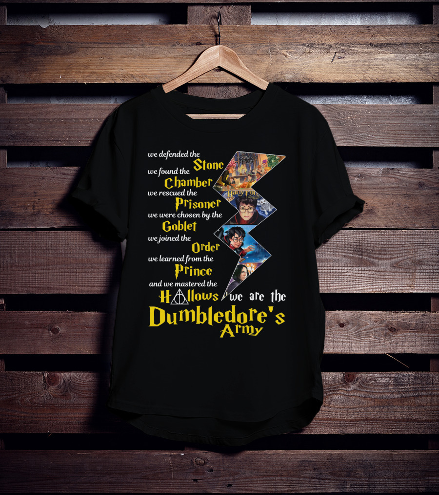 We Defended The Stone Chamber Prisoner Goblet Order Prince Hallows Dumbledore's Army T-Shirt