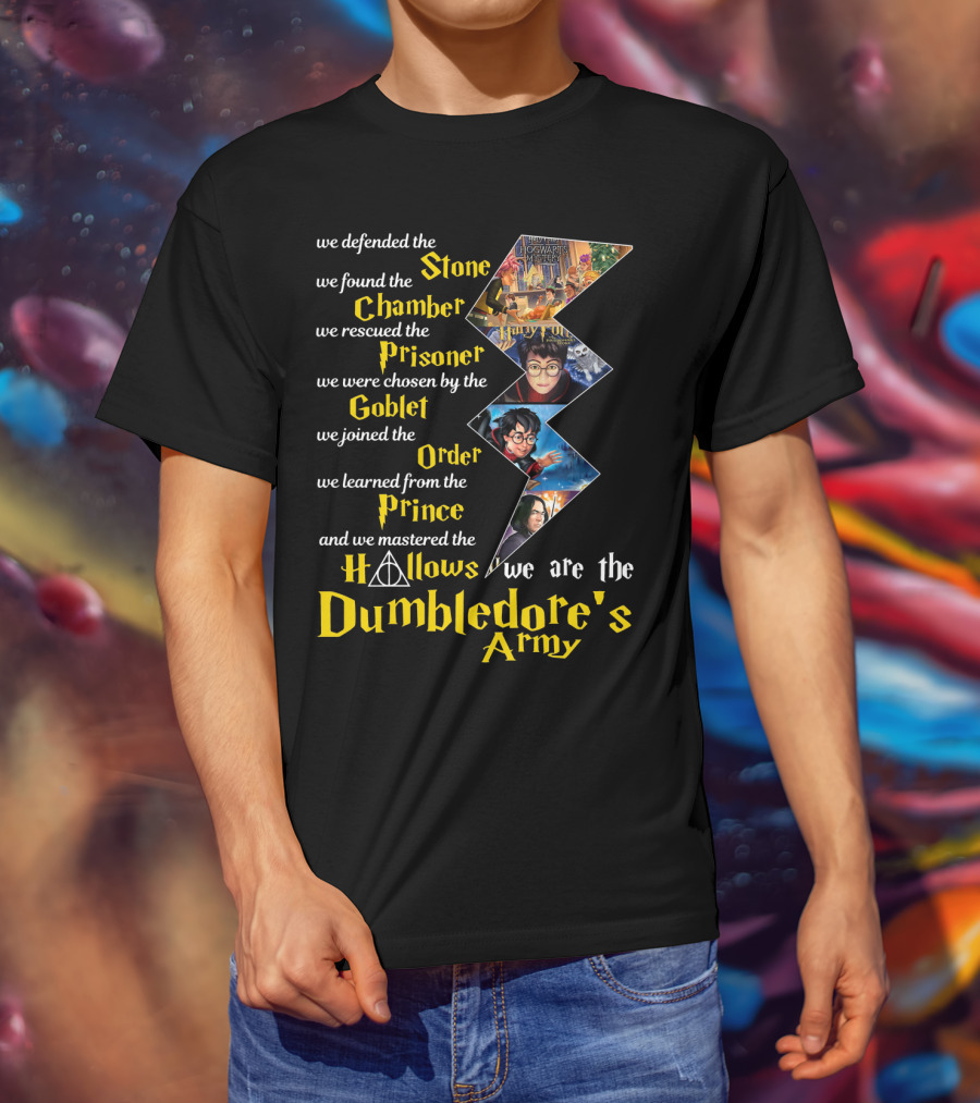 We Defended The Stone Chamber Prisoner Goblet Order Prince Hallows Dumbledore's Army T-Shirt