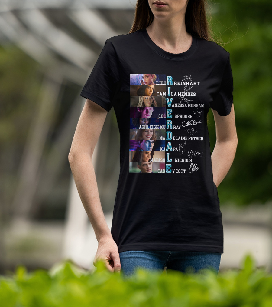 Riverdale Lili Reinhart Camila Mendes Vanessa Morgan Cole Sprouse Ashleigh Murray Madelaine Petsch Kj Apa Marison Nichols Casey Cott T-Shirt