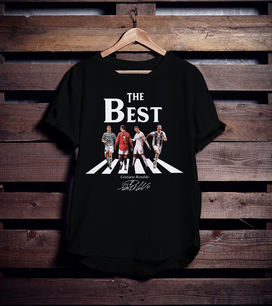 The Best Cristiano Ronaldo Signature Cr7 Legendary Football Moments Crosswalk T-Shirt