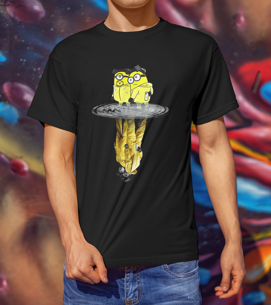 Minion Walter White Jesse Breaking Bad Reflection T-Shirt