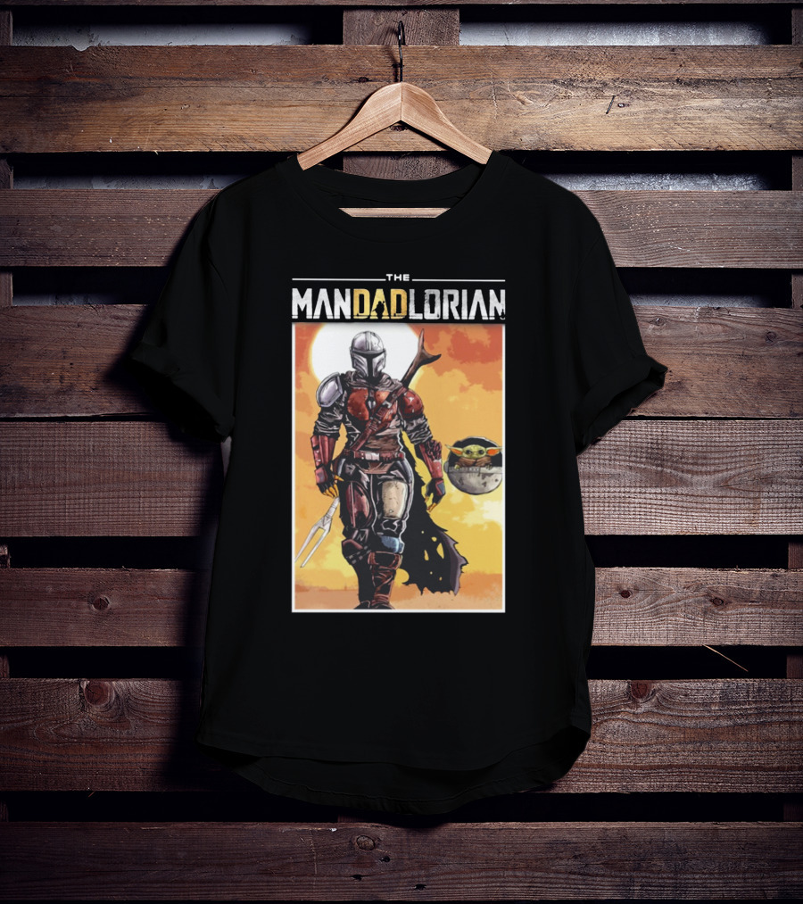 The Mandadlorian Dad Yoda The Mandalorian T-Shirt