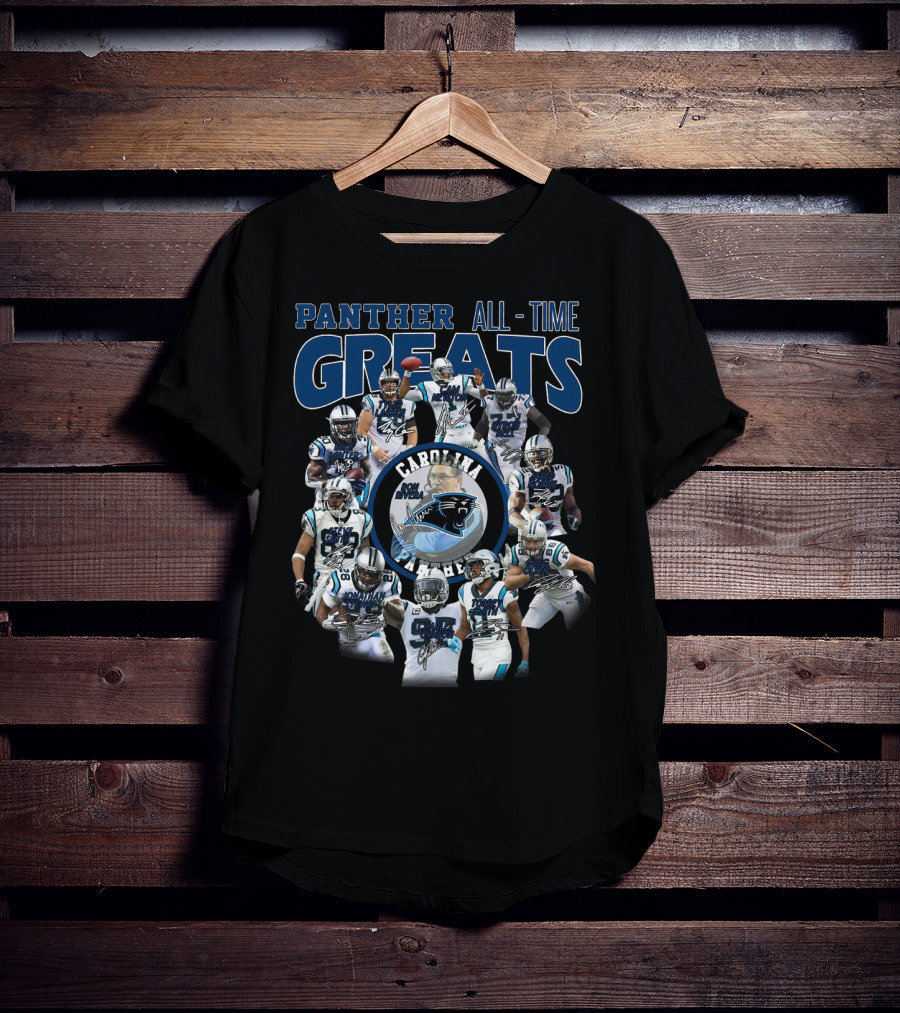 Panther All-Time Greats Carolina Panthers T-Shirt
