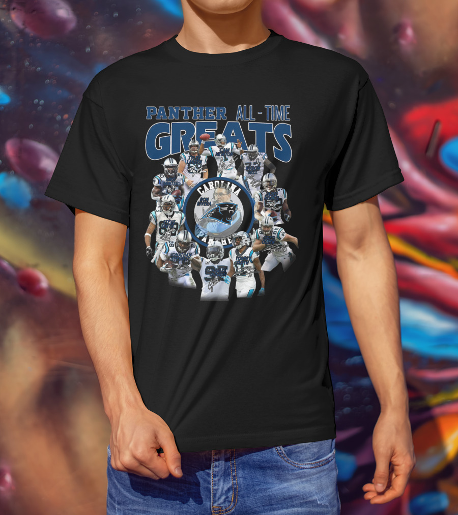 Panther All-Time Greats Carolina Panthers T-Shirt