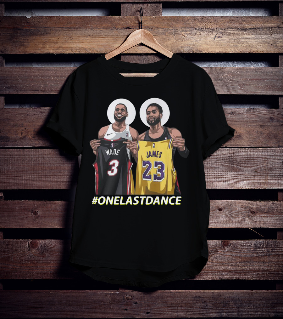 Wade 3 James 23 One Last Dance T-Shirt