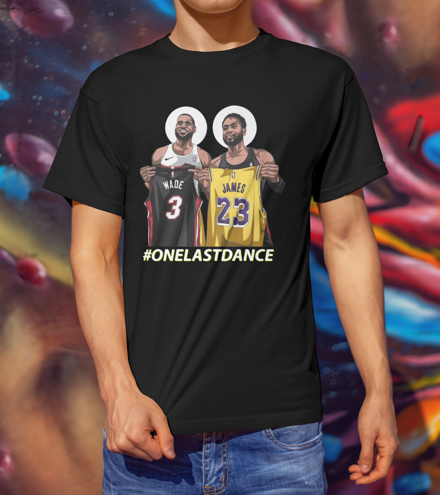 Wade 3 James 23 One Last Dance T-Shirt