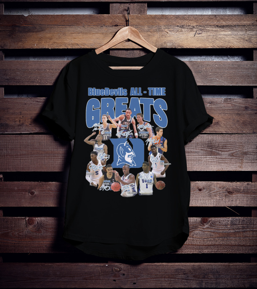Blue Devils All-Time Greats Duke Basketball T-Shirt