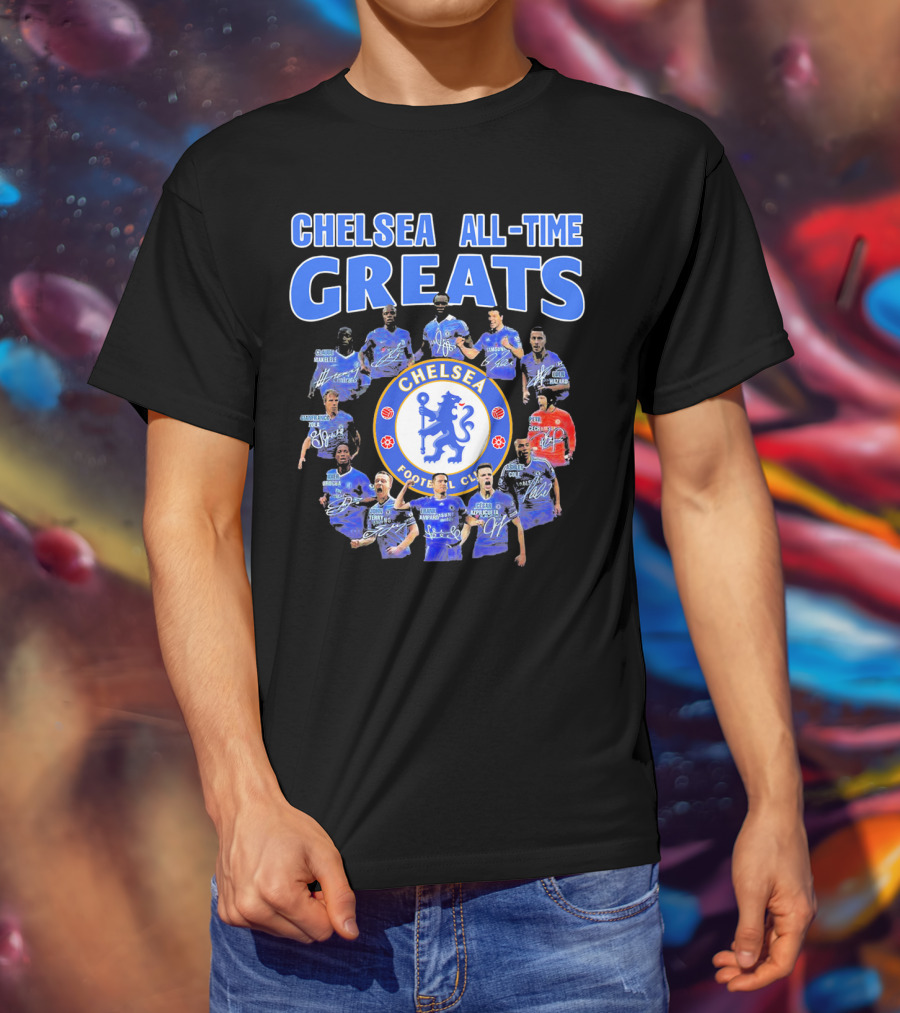 Chelsea All-Time Greats Featuring Legends Of Chelsea Football Club T-Shirt