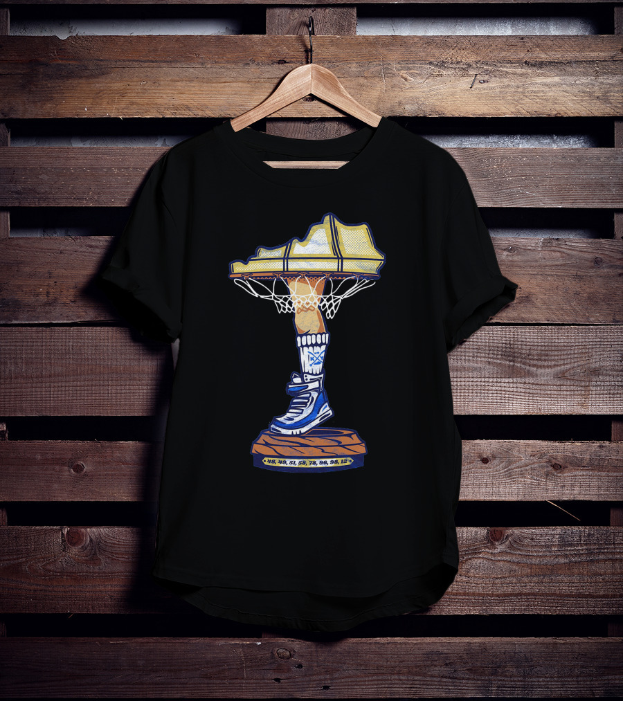 Kentucky State Leg Lamp Basketball Shoe Trophy 48 49 51 58 78 96 98 12 T-Shirt