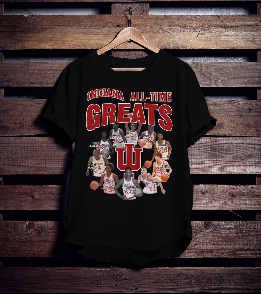 Indiana All-Time Greats IU Basketball Legends T-Shirt