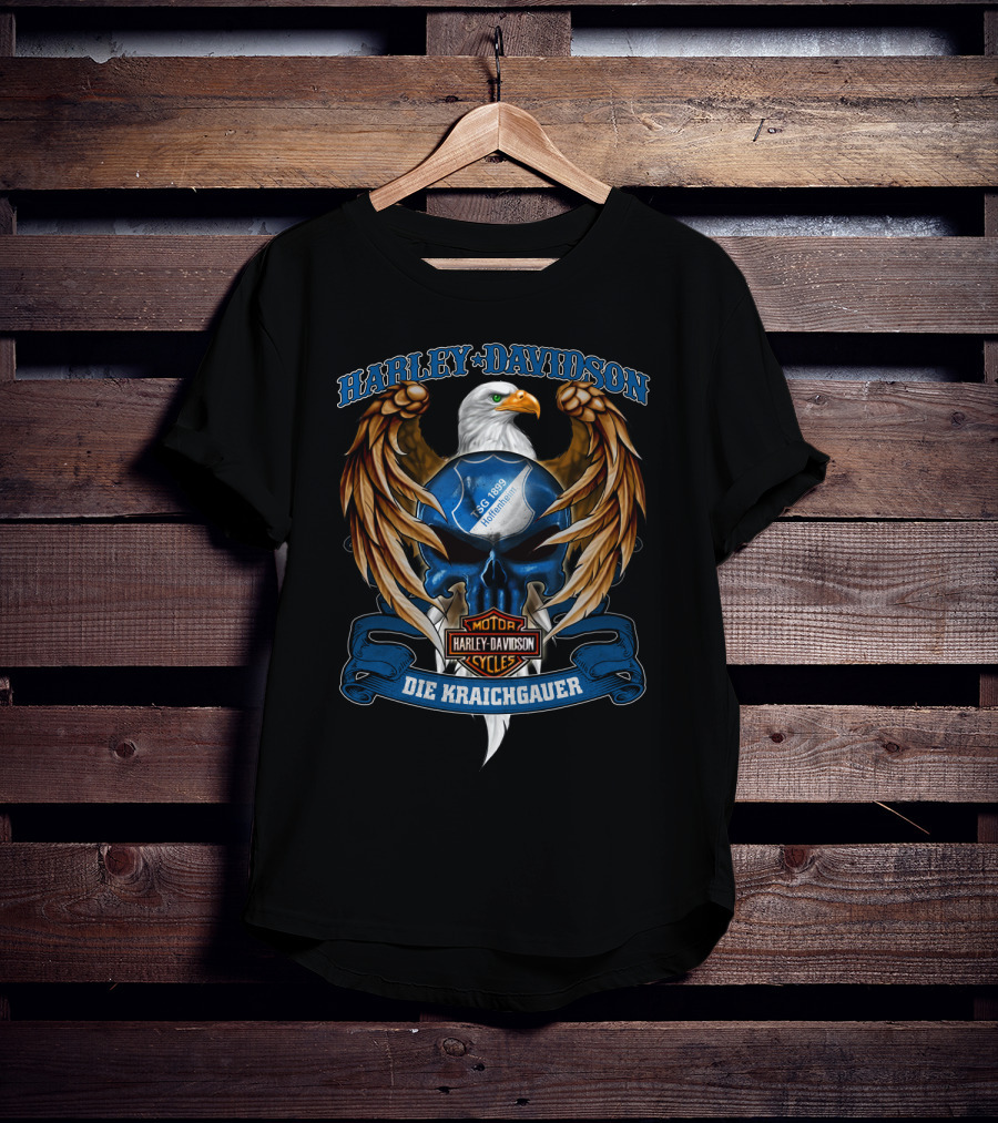 Harley Davidson Tsg 1899 Hoffenheim Die Kraichgauer Bundesliga Eagle T-Shirt