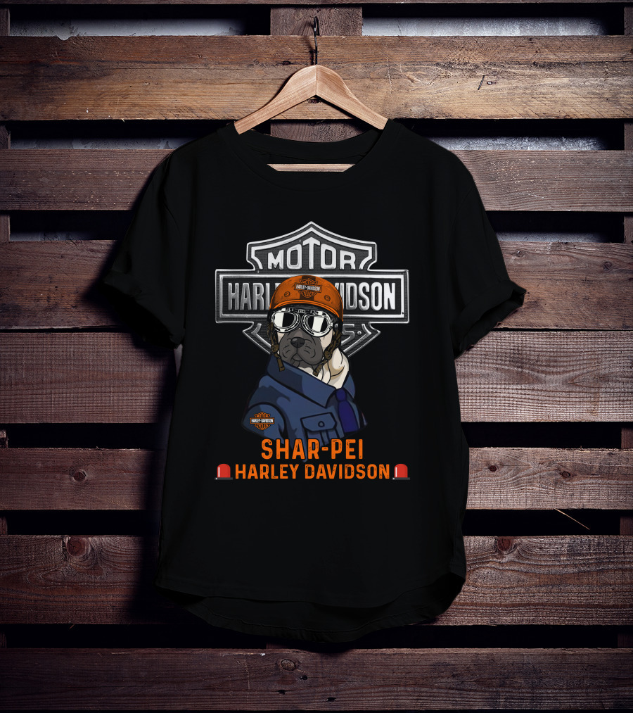 Motor Harley Davidson Shar-Pei Hdteex 112V3 T-Shirt