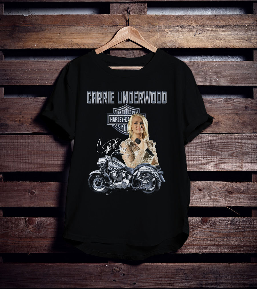 Carrie Underwood Harley Davidson Motorcycle Performance T-Shirt