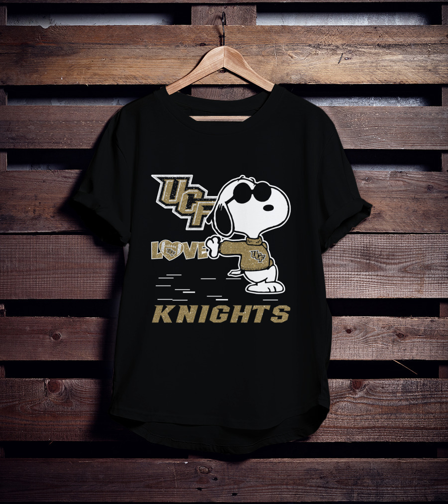 Snoopy UCF Love Knights Football T-Shirt