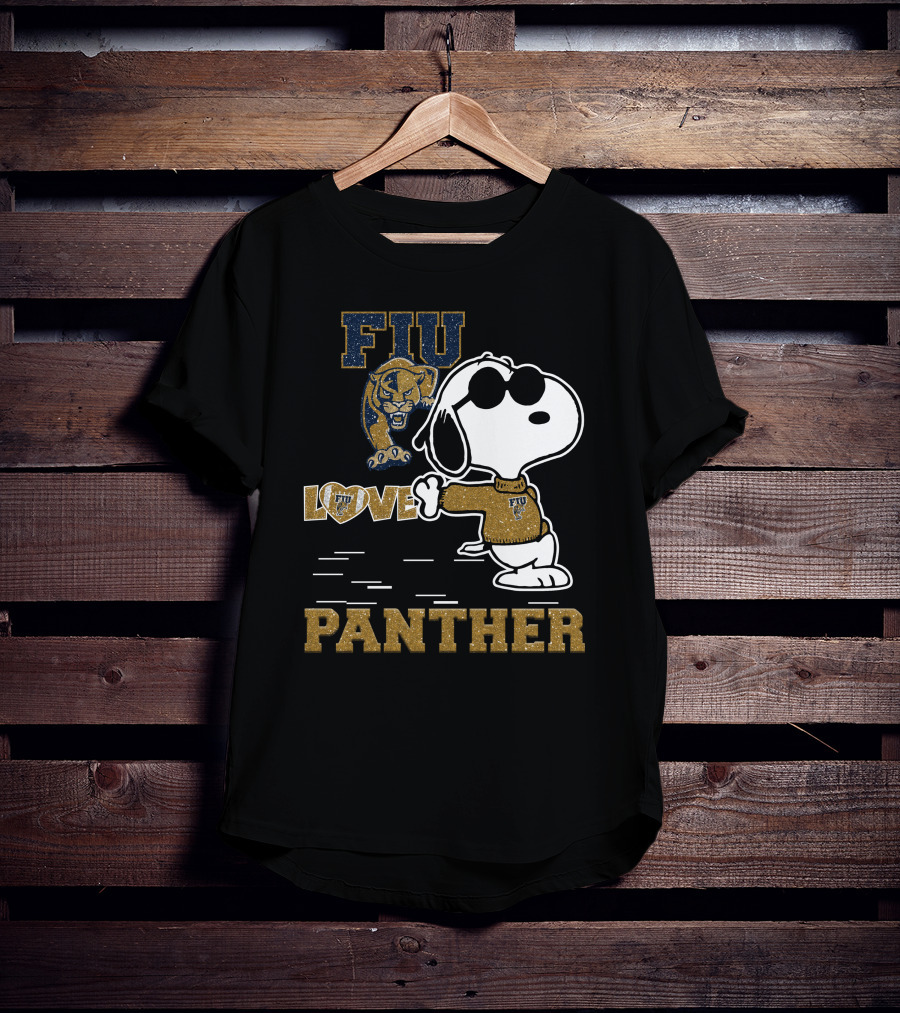 Snoopy FIU Love Panther T-Shirt