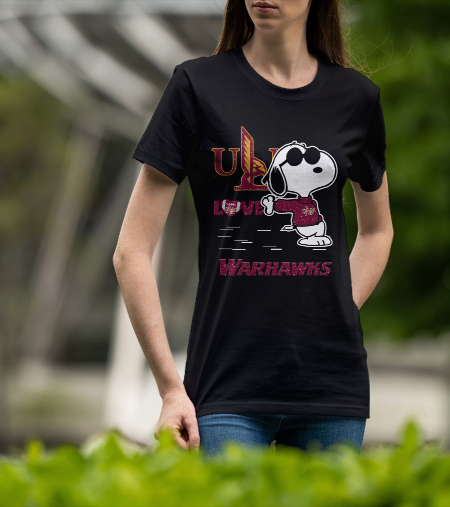 Snoopy ULM Love Warhawks T-Shirt