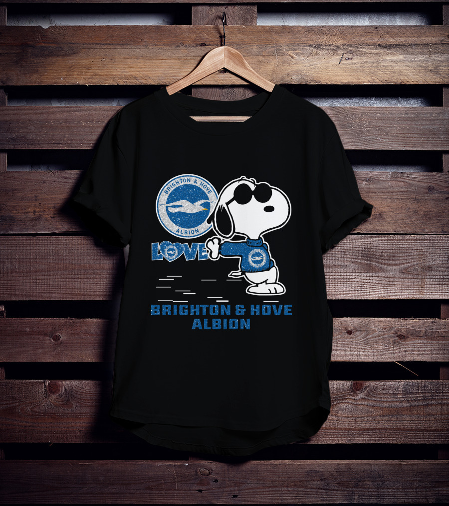 Snoopy Love Brighton & Hove Albion T-Shirt