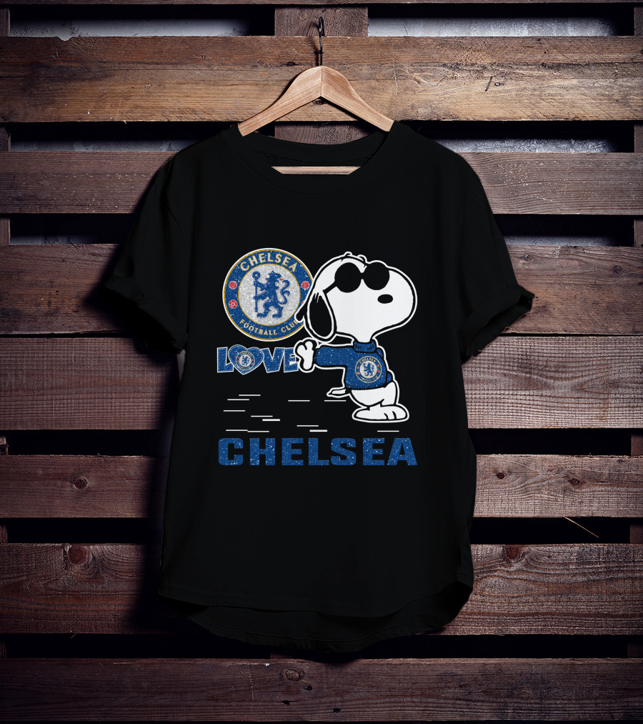Snoopy Love Chelsea Football Club 131 T-Shirt